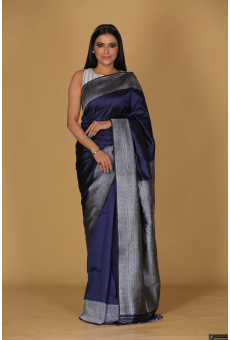 Himani Design Ink Blue Saree Himani Design Ink Blue Saree