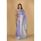 Chandramala Lilac Saree with White and Purple Design Chandramala Lilac Saree with White and Purple Design