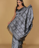 Gol Pat Design Light Muga Color Saree with Black and Grey Accents Gol Pat Design Light Muga Color Saree with Black and Grey Accents