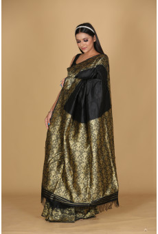 Mayur Design Black Saree