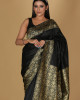Mayur Design Black Saree
