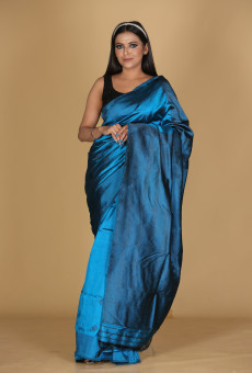 Hira Moni Design Blue Saree 