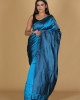 Hira Moni Design Blue Saree 