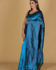 Hira Moni Design Blue Saree 