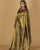 Toramai Small Buta Mausmia Buta Gold with Black Color Saree Toramai Small Buta Mausmia Buta Gold with Black Color Saree
