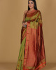 Hawali Design Mehendi Green Saree