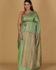Diamond Phul Green Saree 