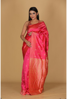 Hawali Design Magenta Pink Saree