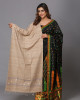 Eri Stole – Handwoven Elegance in Heathered Grey