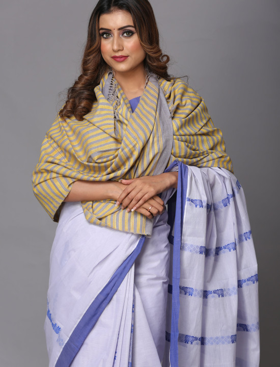 Eri Stole – Handwoven Beauty with Natural Dyes