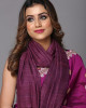 Eri Stole – Handwoven Elegance in Magenta Red