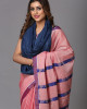 Eri Stole – Handwoven Elegance in Tealish Blue