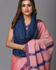 Eri Stole – Handwoven Elegance in Tealish Blue