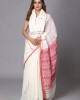 Eri Stole – Handwoven Elegance in Rose White