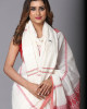 Eri Stole – Handwoven Elegance in Rose White