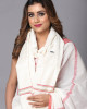 Eri Stole – Handwoven Elegance in Rose White