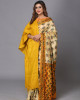 Eri Stole – Handwoven Elegance in Orange Gold