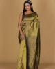 Toramai Small Buta Mausmia Buta Gold with Black Color Saree Toramai Small Buta Mausmia Buta Gold with Black Color Saree